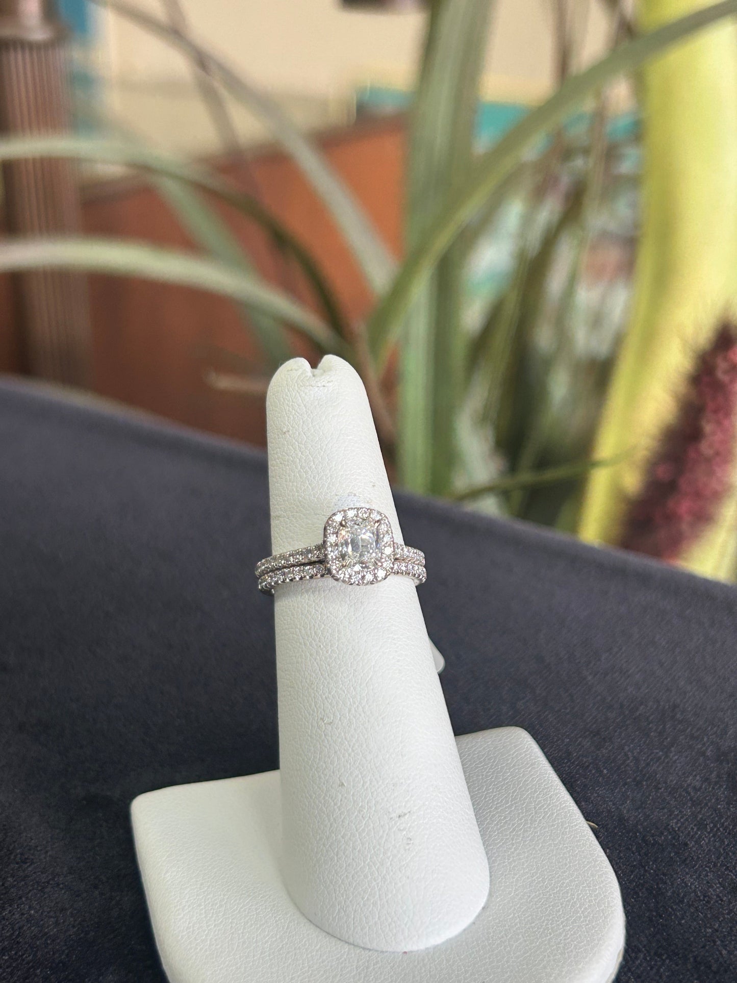 HENRI DAUSSI 1.02CTW F/VS2 Emerald Cut Natural Diamond Engagement Ring Wedding