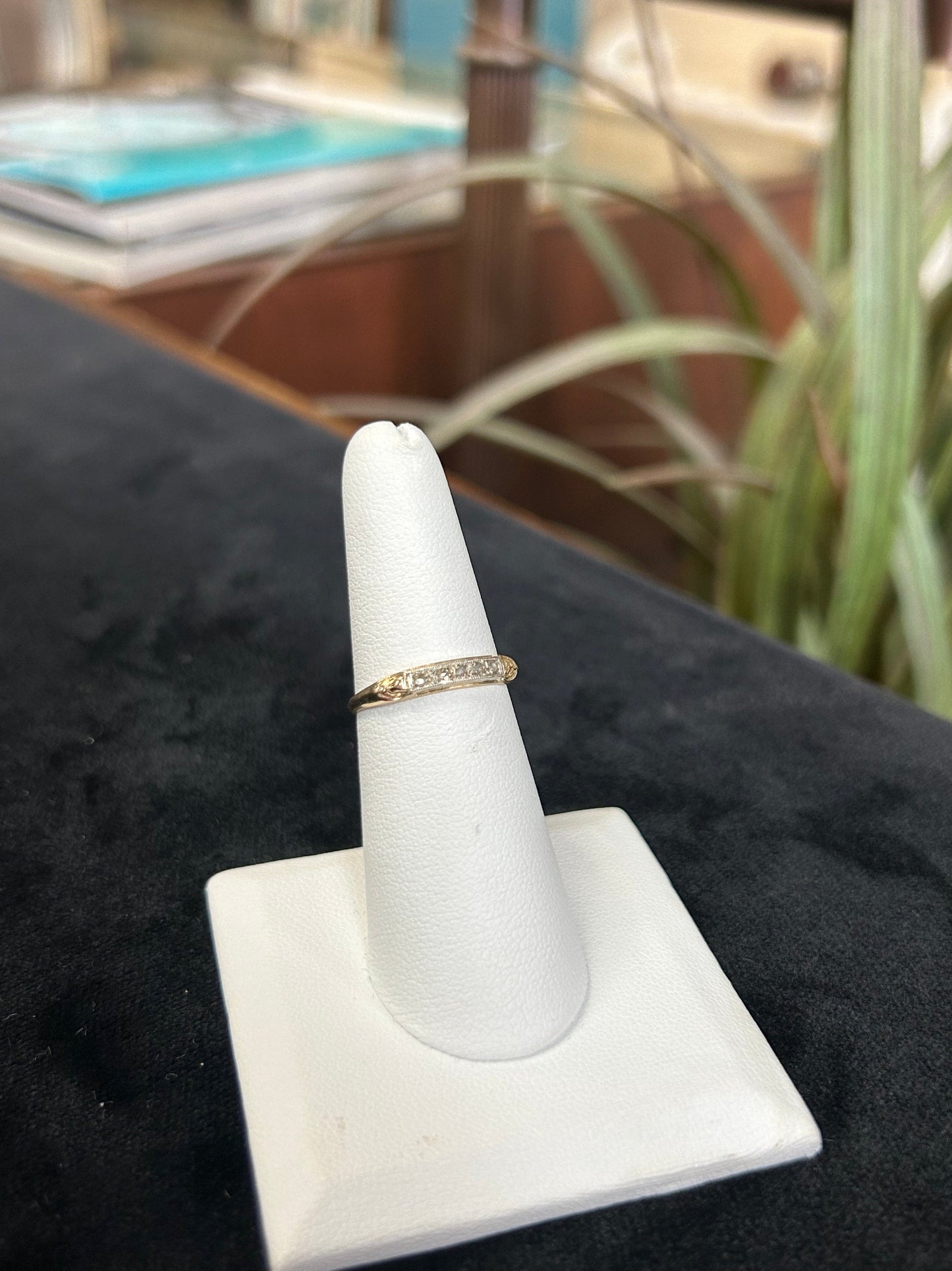 a napkin holder with a ring on top of it