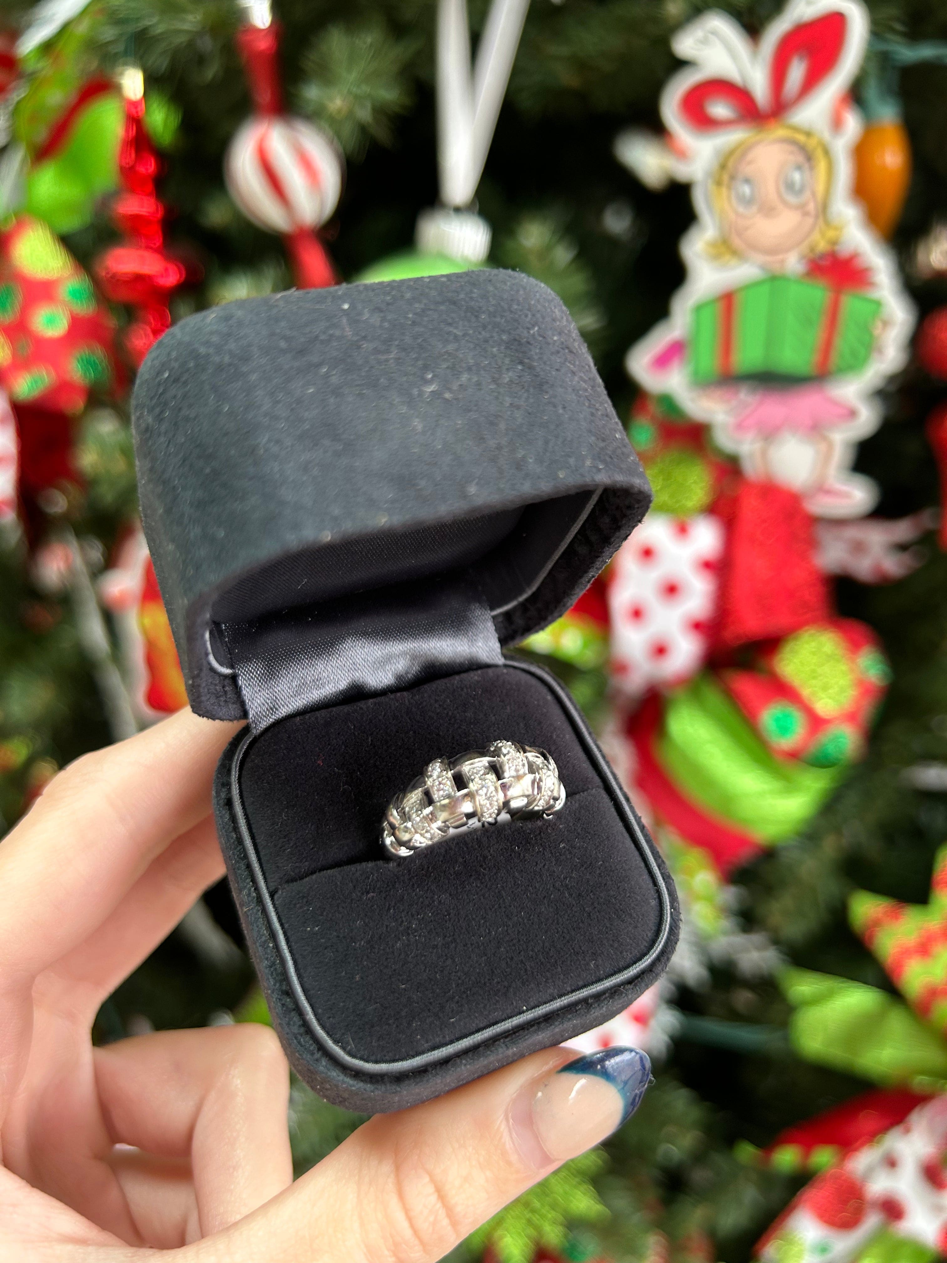 Tiffany Co. Vannerie Basket Weave Ring Emerald Coast Jewelers