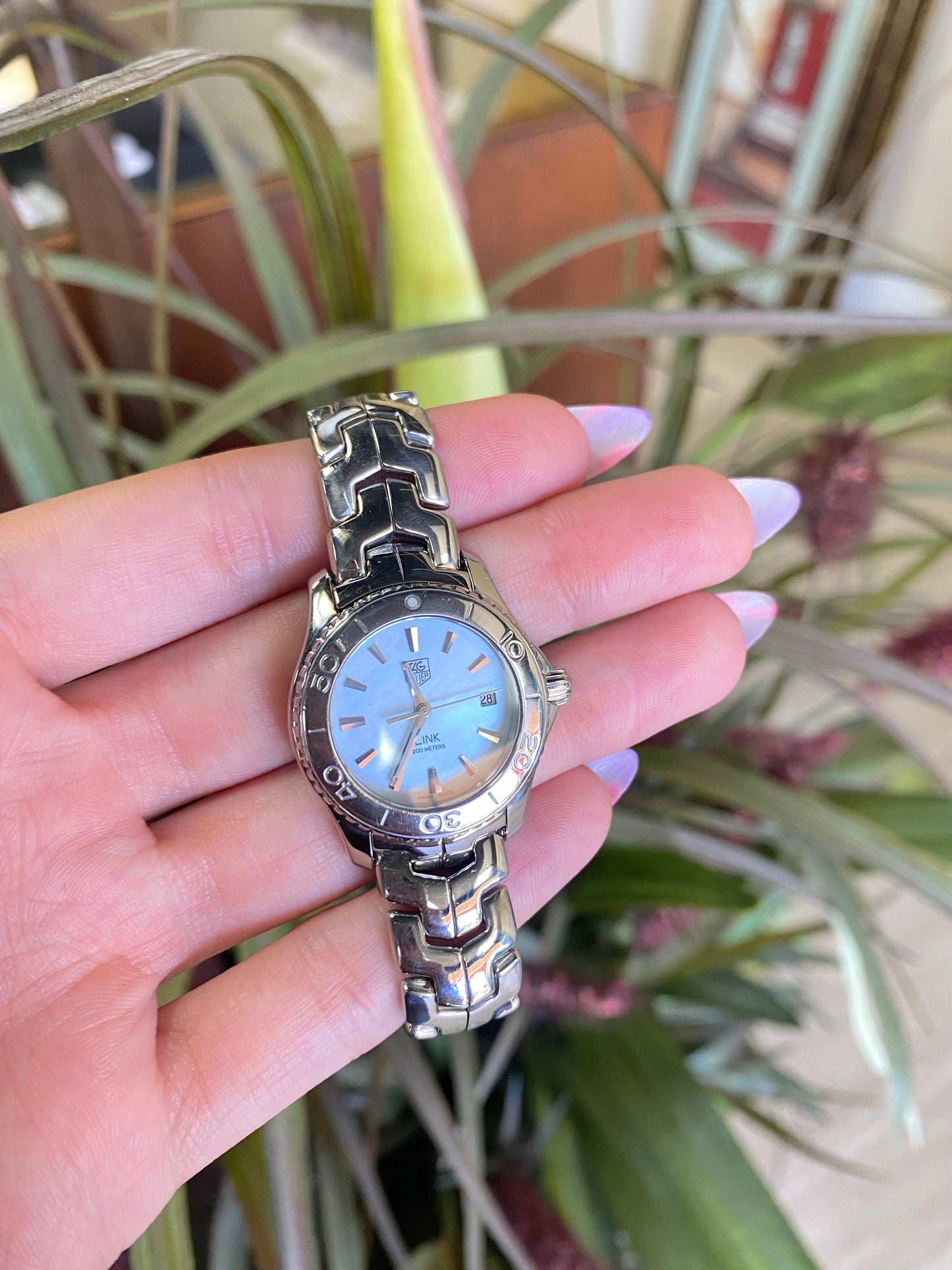 TAG Heuer Link White Mother of Pearl Watch