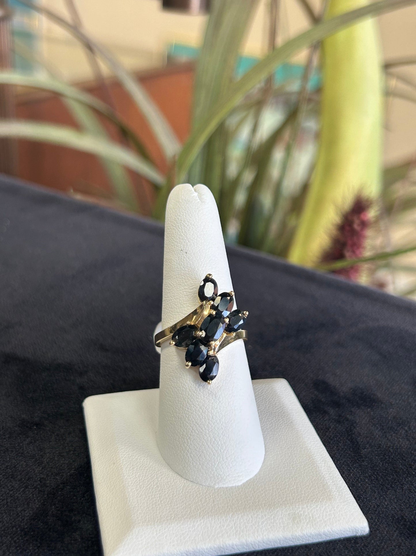 Blue Gemstone Fashion Ring