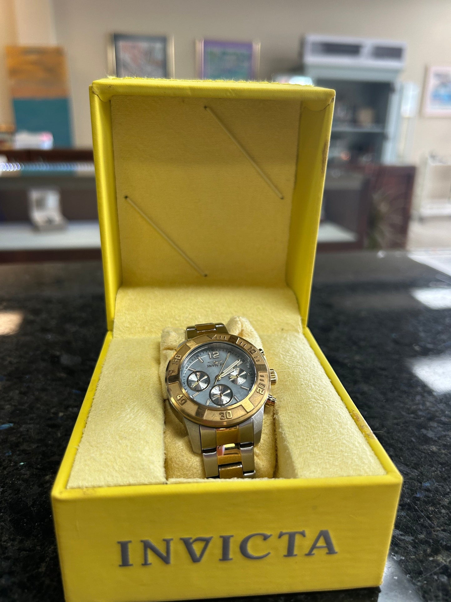 Invicta Two-Toned Watch Model 21613