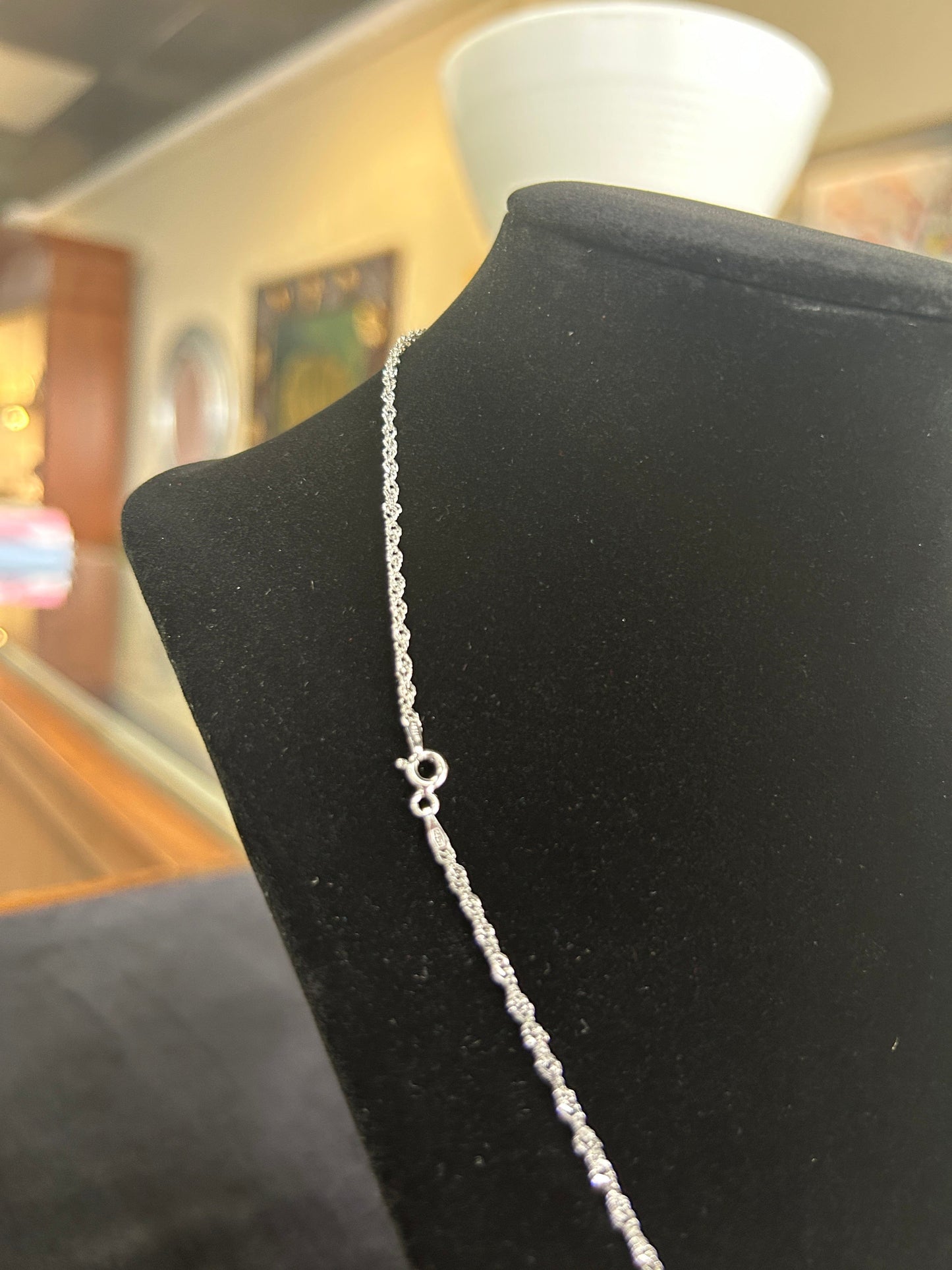 Classic Rope Chain 14K White Gold