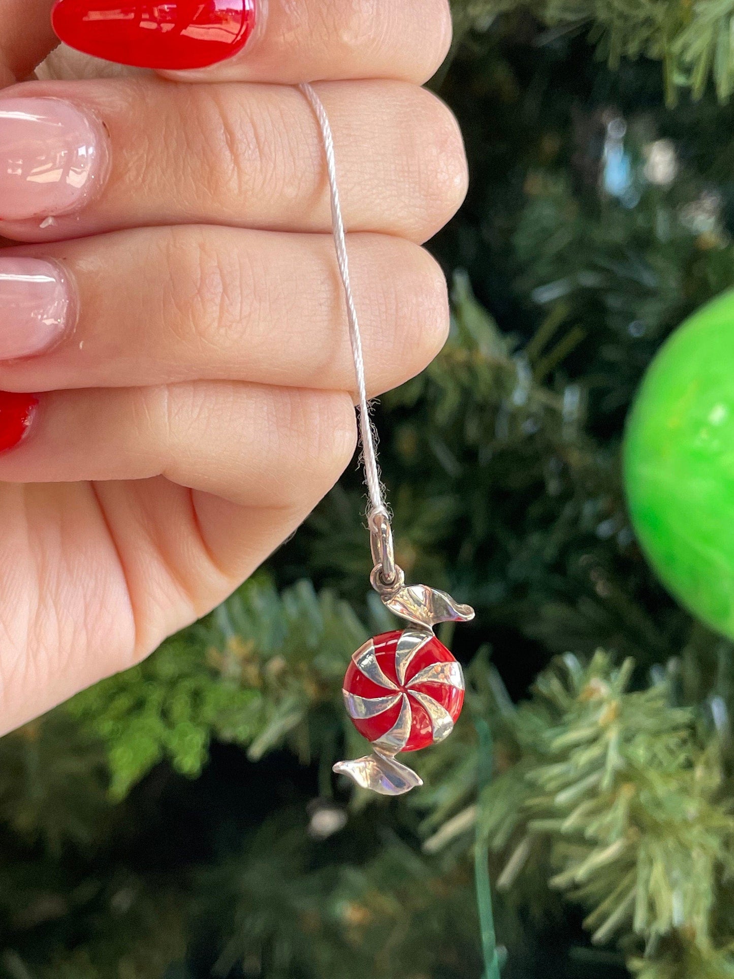 Authentic Tiffany & Co. Bon Bon. Charm Sterling Silver and Enamel