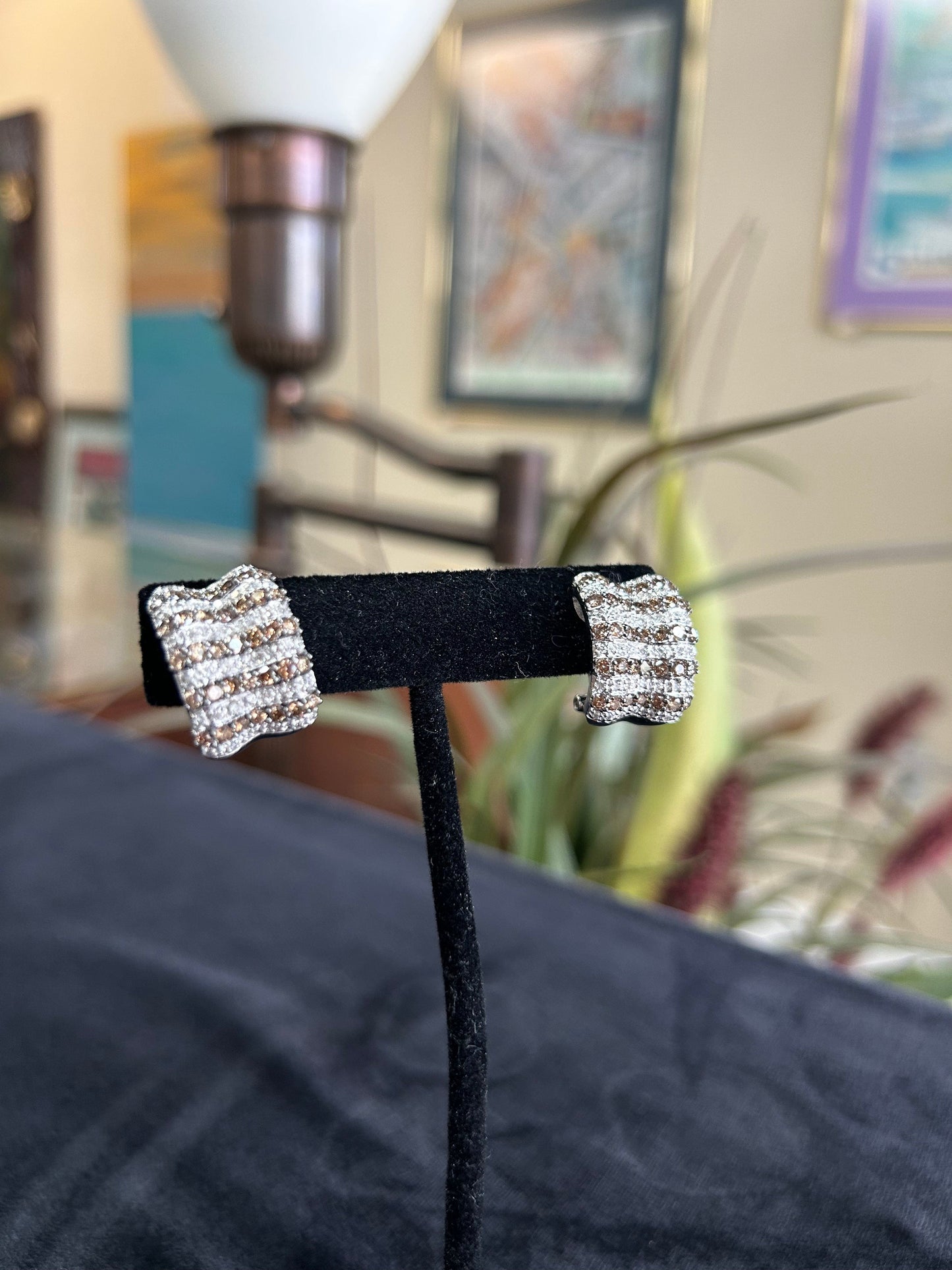 Chocolate Diamond Estate Earrings