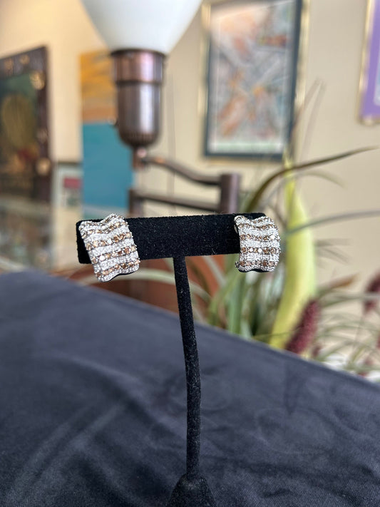 Chocolate Diamond Estate Earrings 