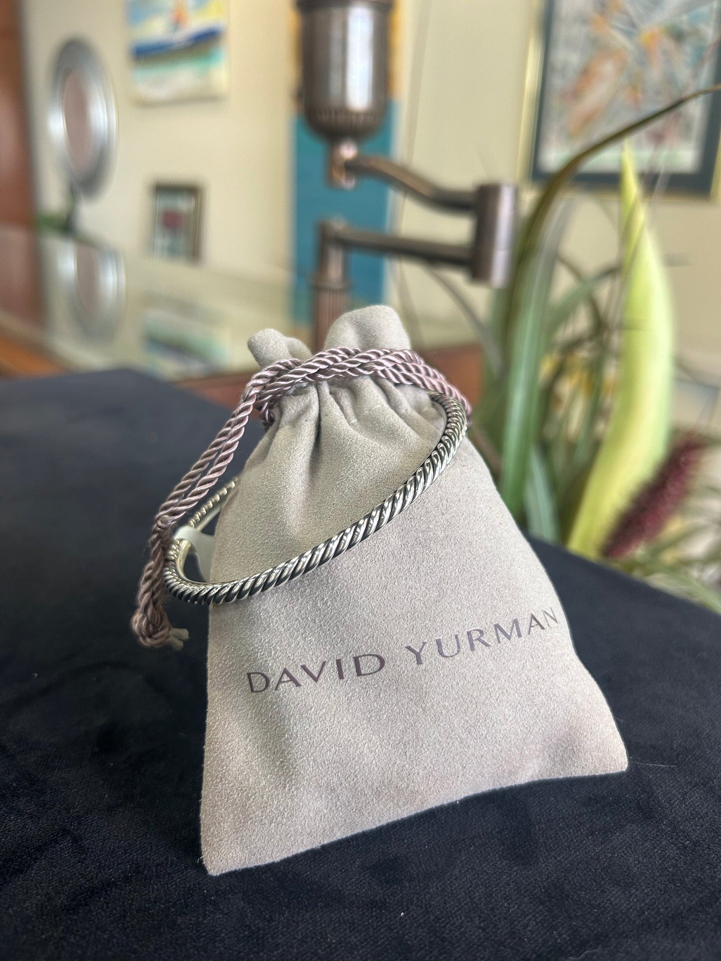 David Yurman Outside Cable Bangle Large