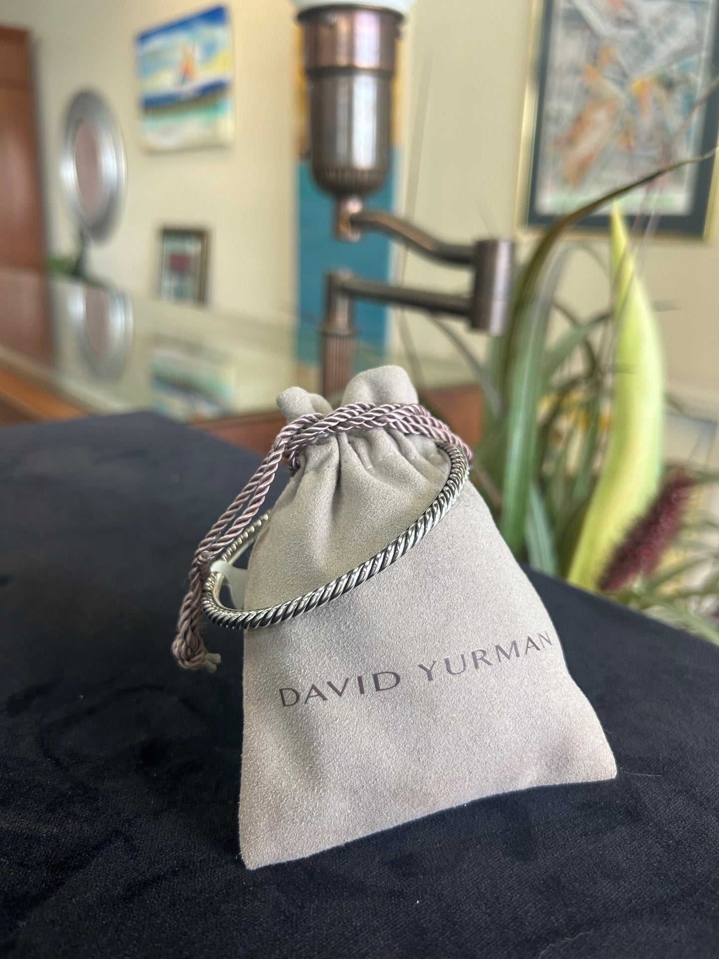 David Yurman Outside Cable Bangle Large