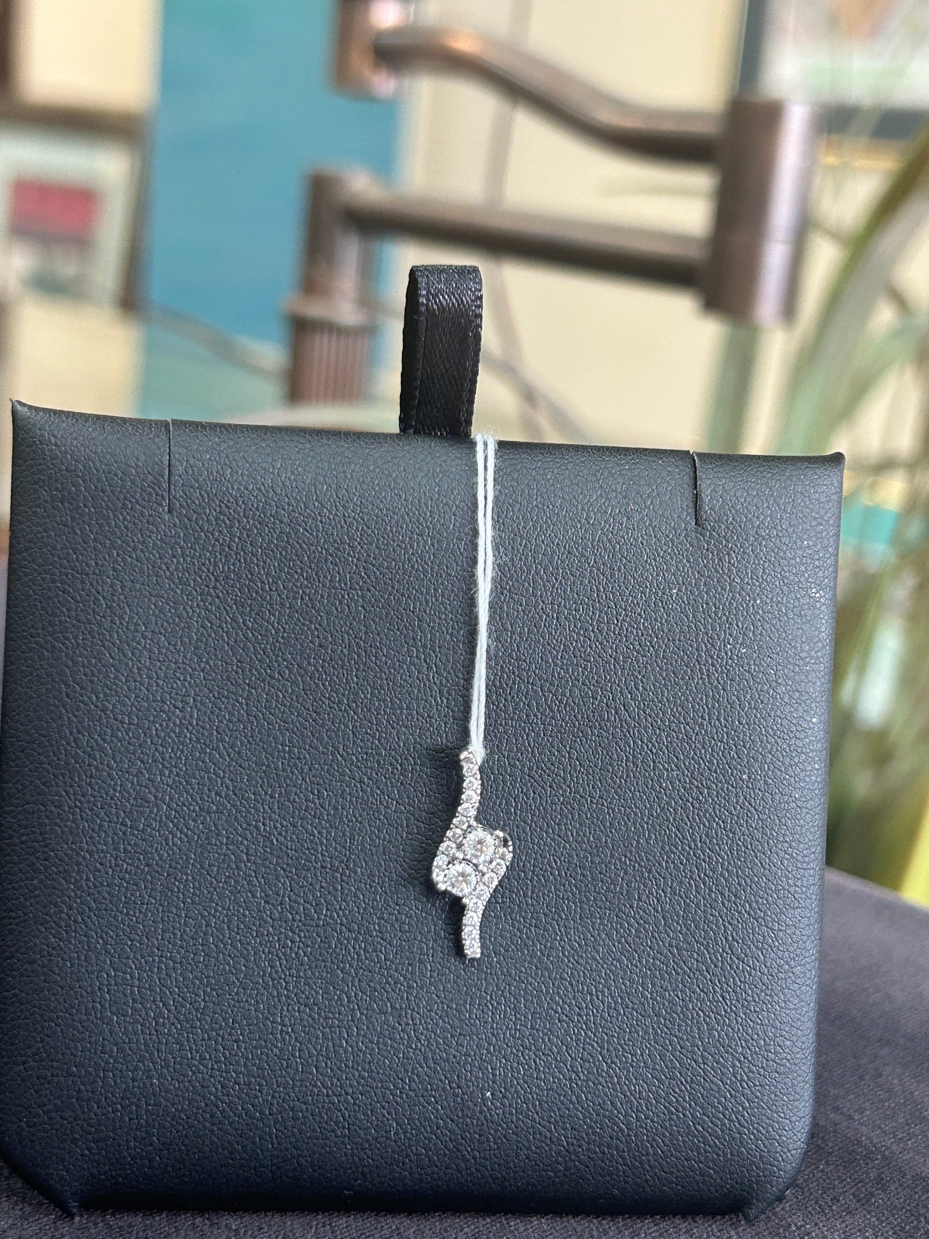 Ever Us Diamond Pendant White Gold