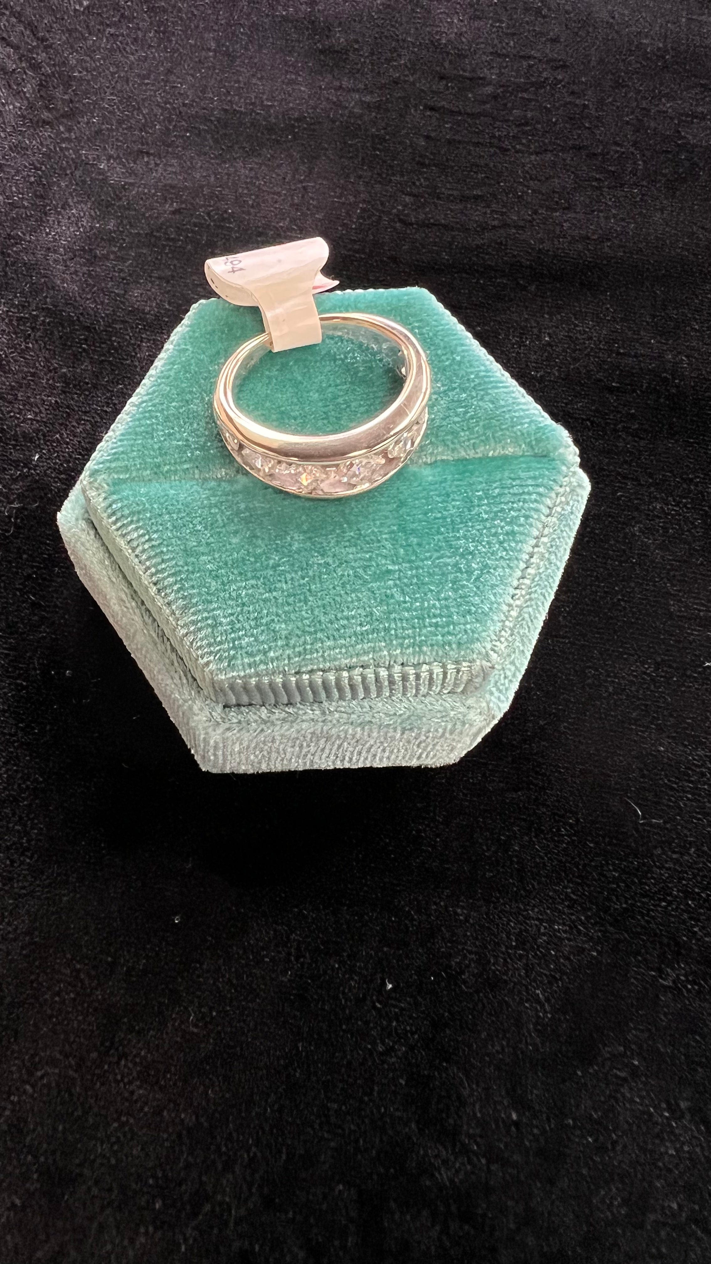 Unique Seven Stone Princess Cut Women's Ring