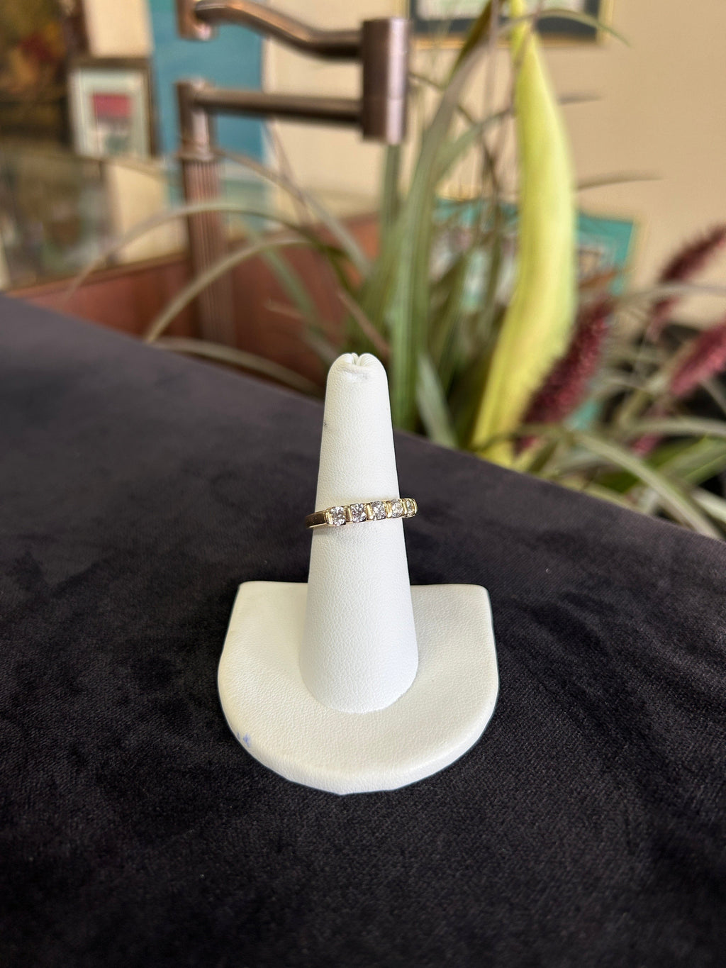 Leo Diamond Yellow Gold Band .69 CTW