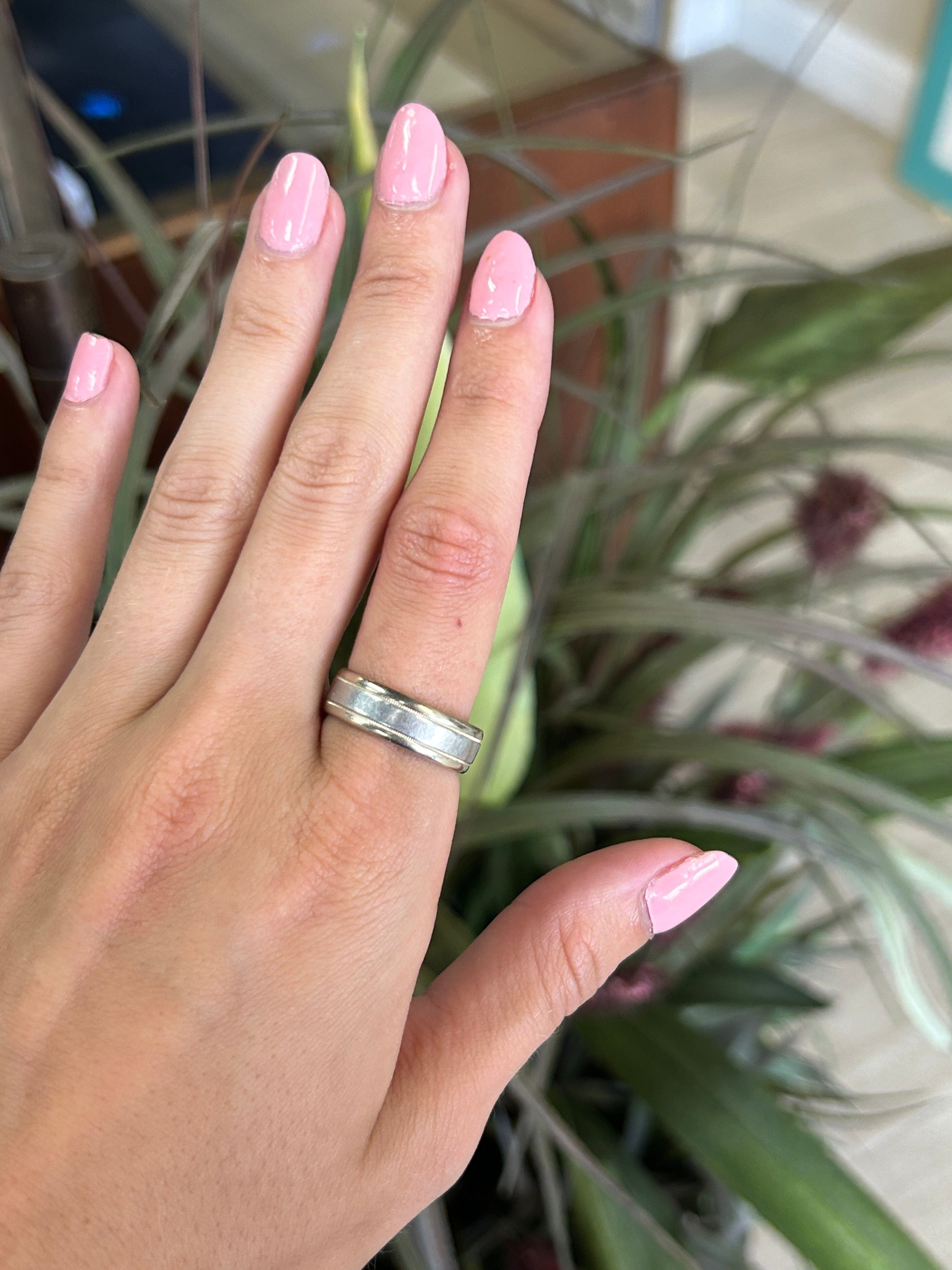 Two- Toned Men's Comfort Wedding Band