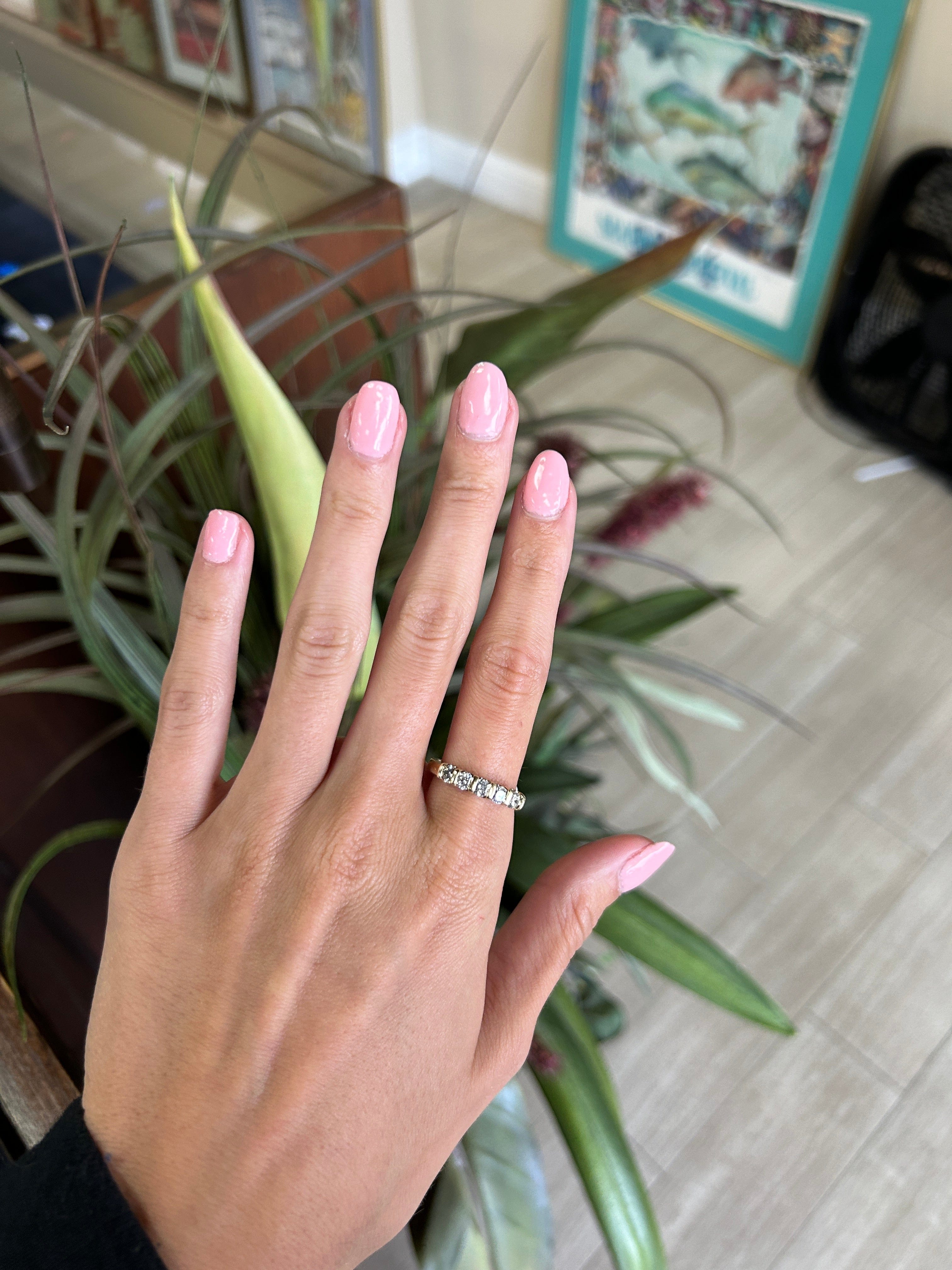 Leo Diamond Yellow Gold Band .69 CTW