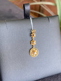 vintage three flower pendant 