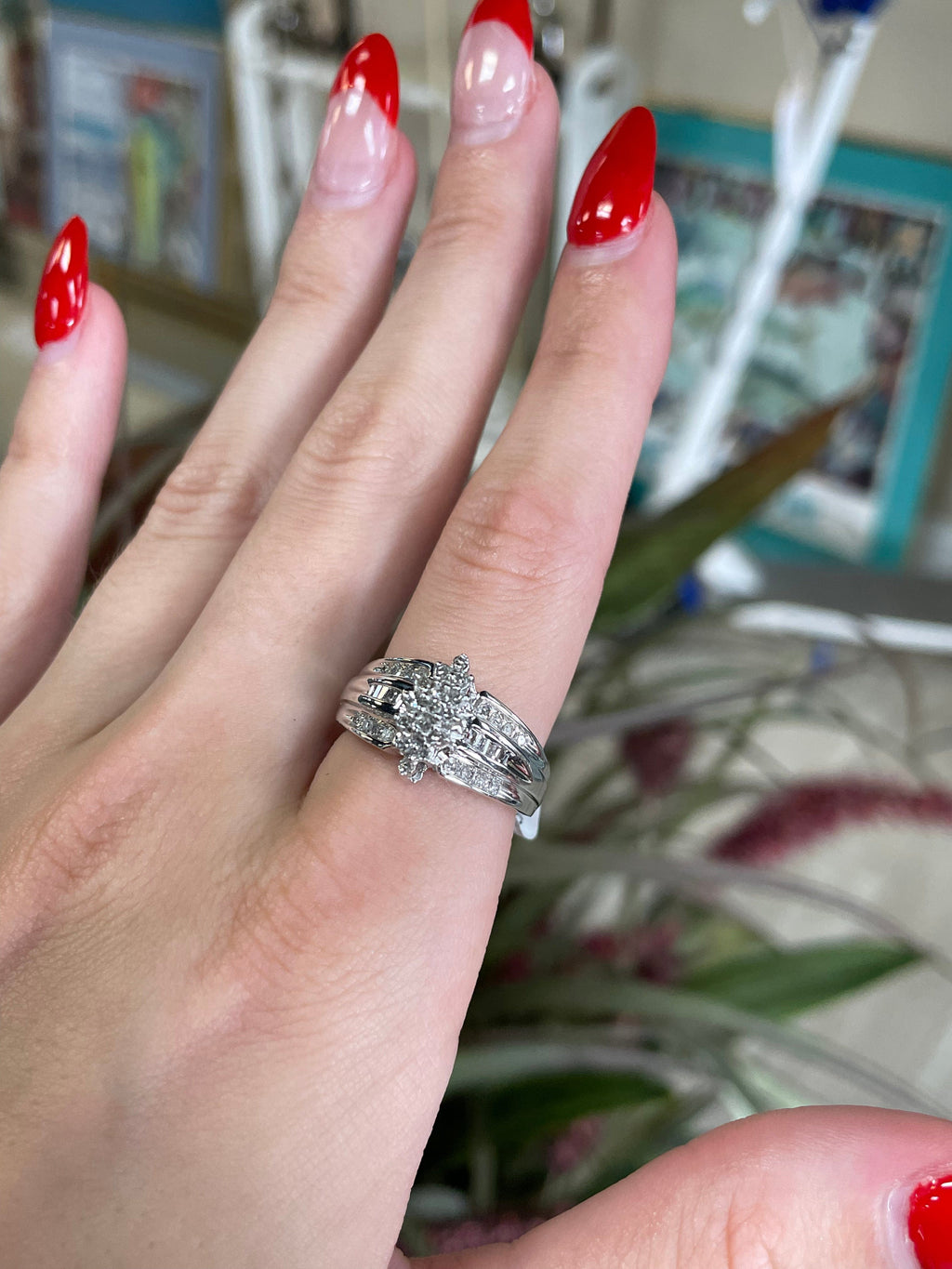 Cluster Diamond Ring