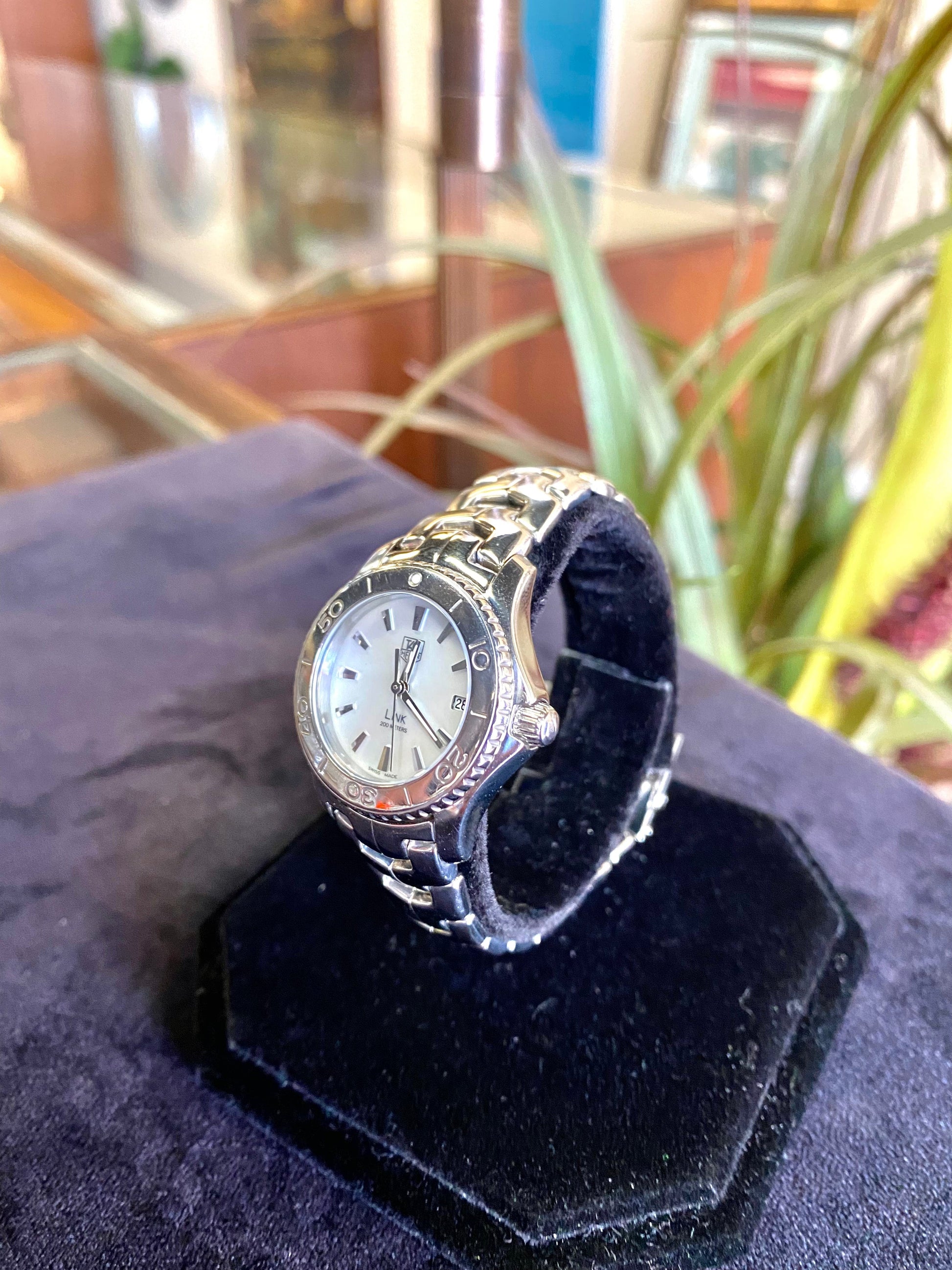 TAG Heuer Link White Mother of Pearl  Watch WJ1313