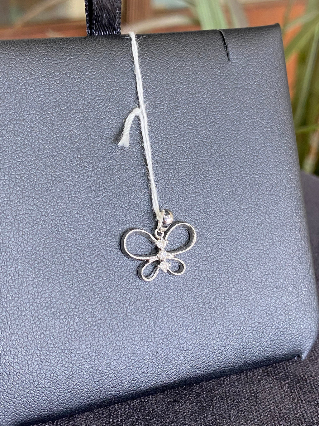 Diamond White Gold Butterfly Pendant