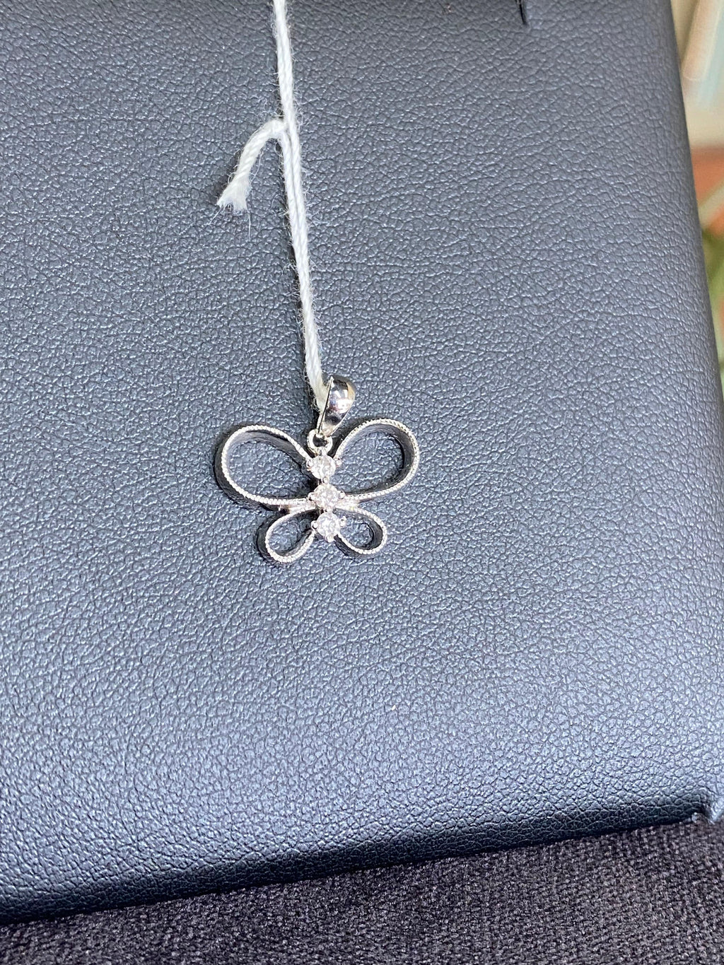 Diamond White Gold Butterfly Pendant