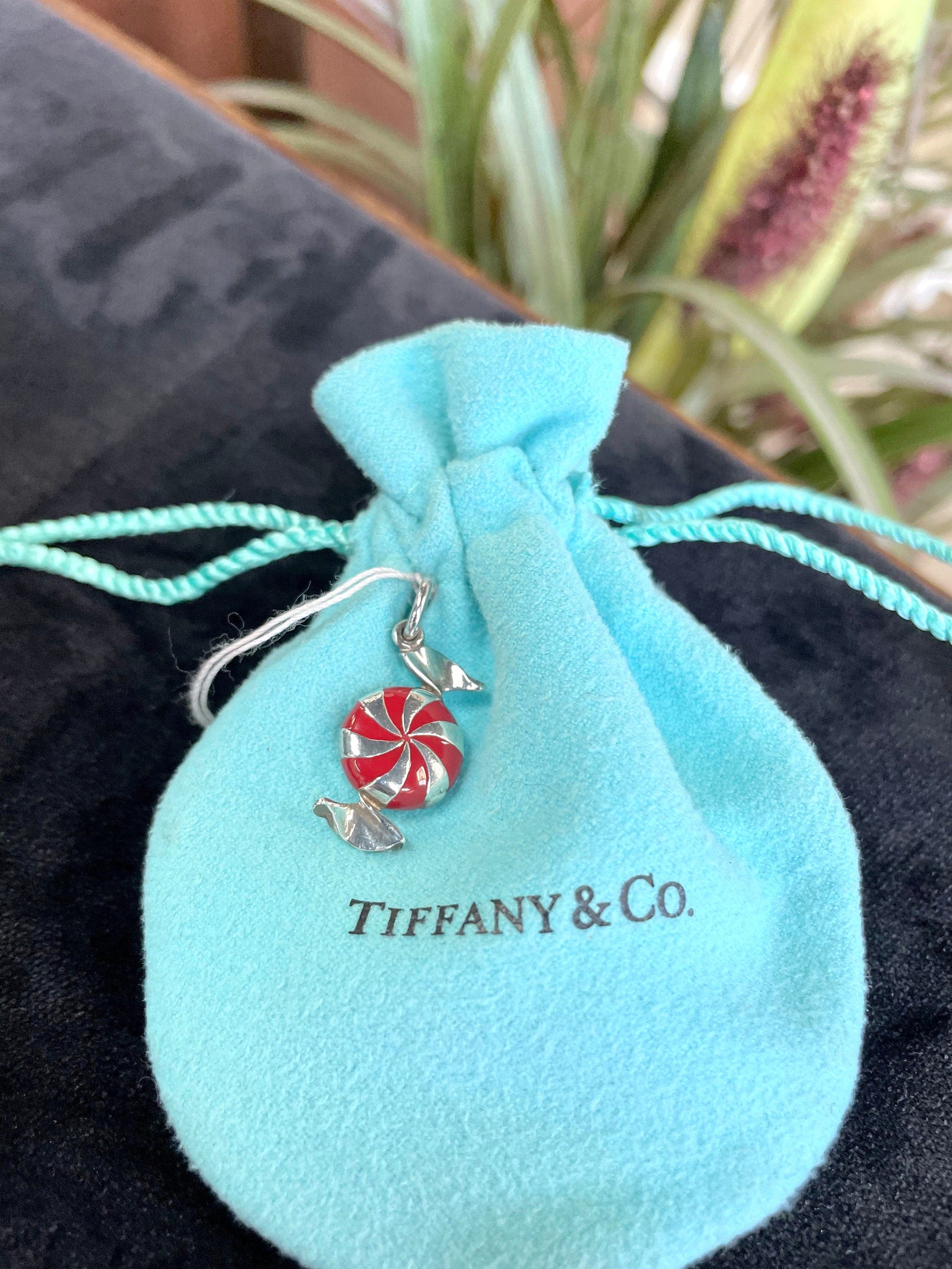Authentic Tiffany & Co. Bon Bon. Charm Sterling Silver and Enamel