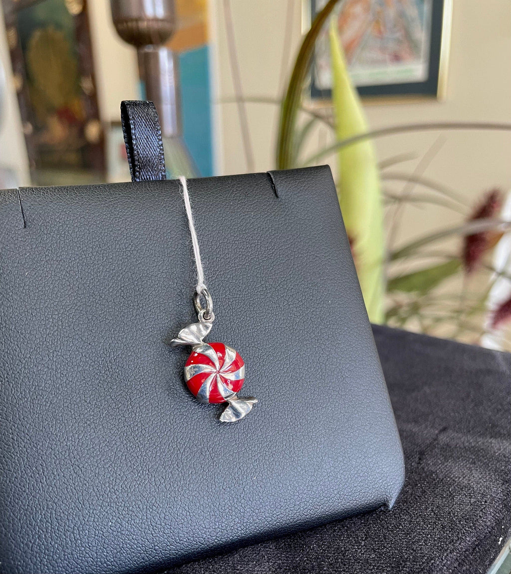 Authentic Tiffany & Co. Bon Bon. Charm Sterling Silver and Enamel