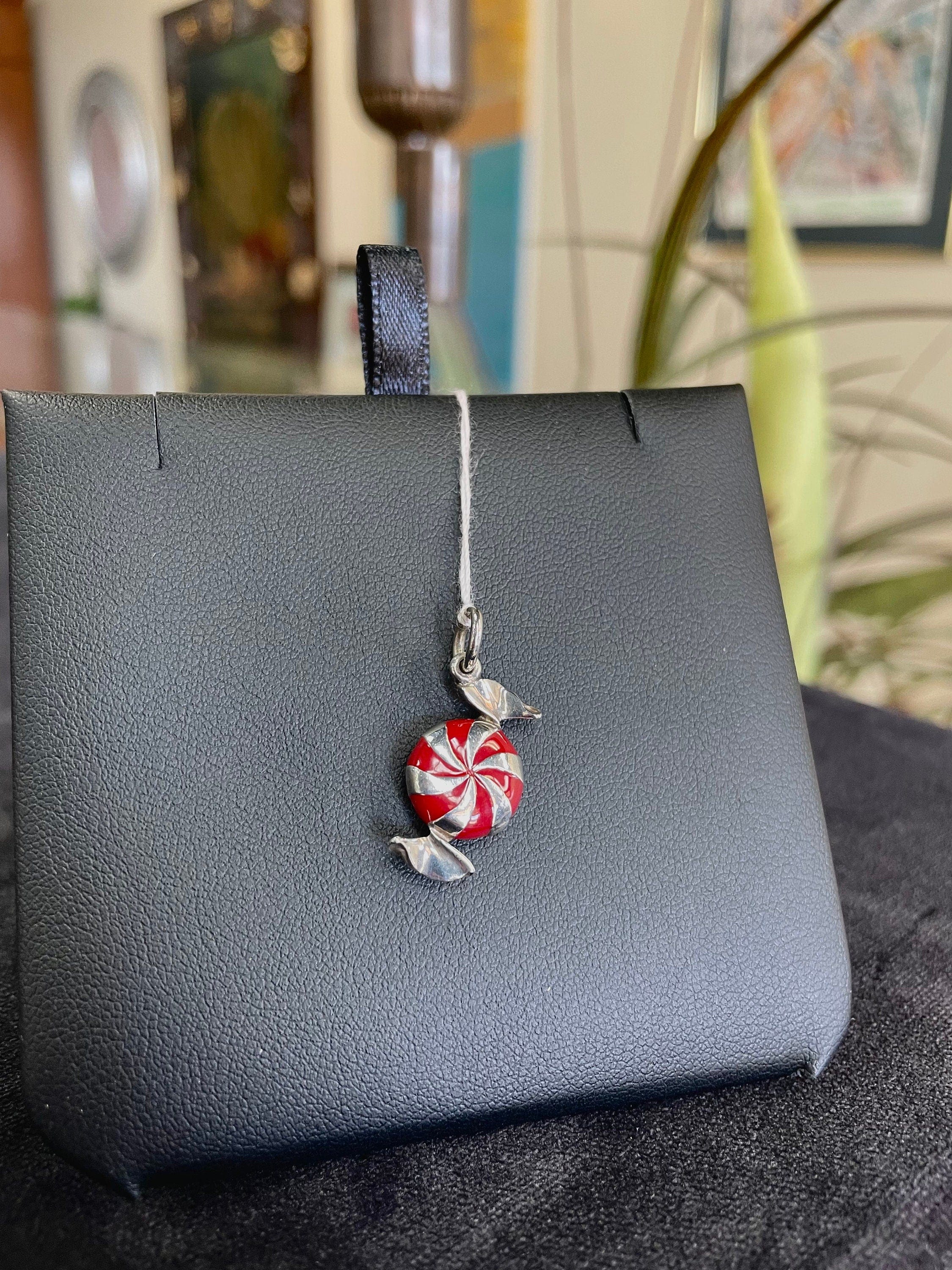 Authentic Tiffany & Co. Bon Bon. Charm Sterling Silver and Enamel