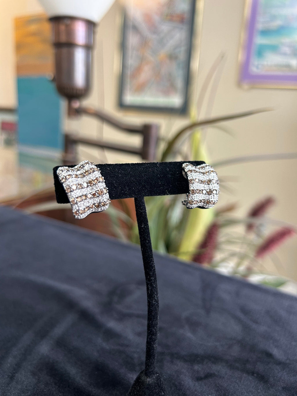 Chocolate Diamond Estate Earrings