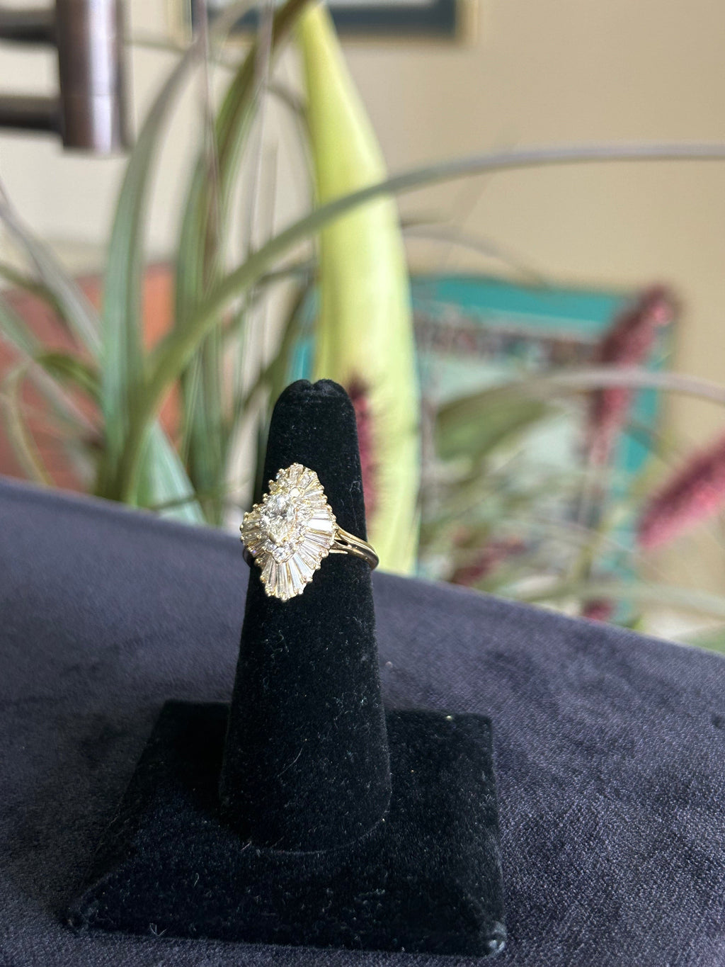 Ballerina Diamond Yellow Gold Ring