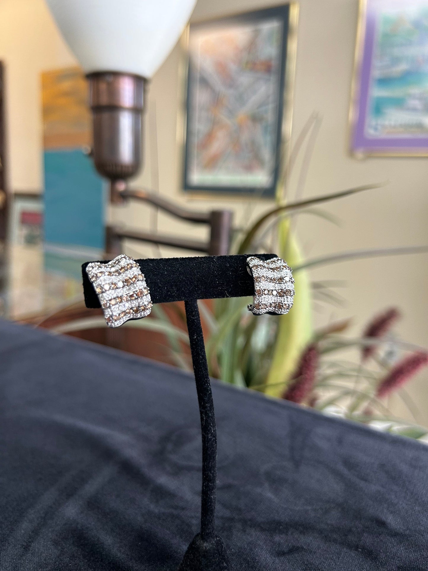 Chocolate Diamond Estate Earrings
